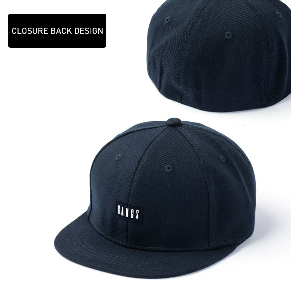 Baseball Cap Structured - GANGS Volledige Stretch Flex Gesloten Voorzien