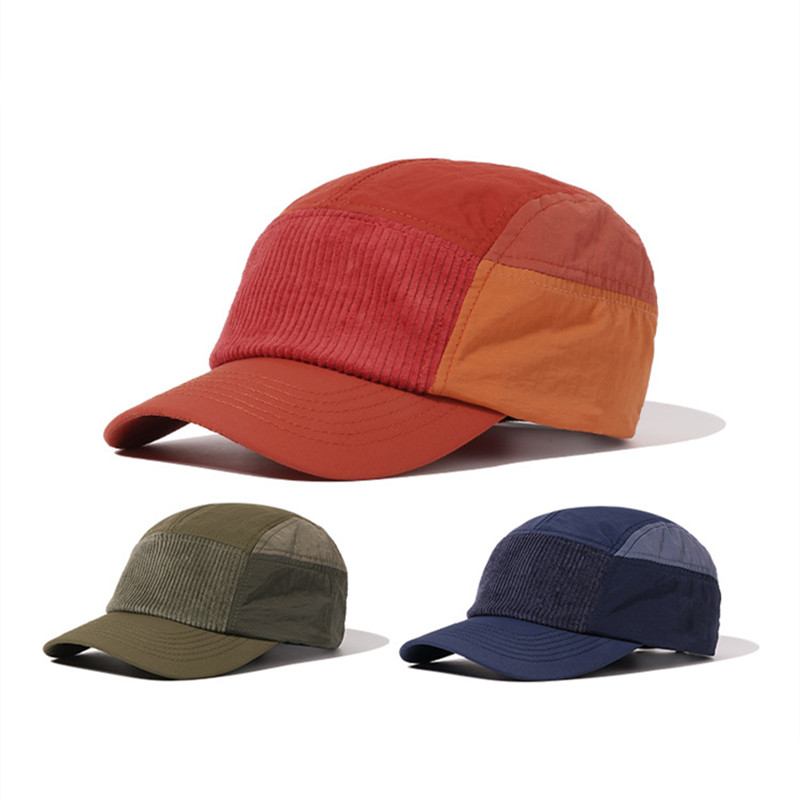 Corduroy Cap 5 Panel - 5-delige Street Style werkkleding baseballcap met