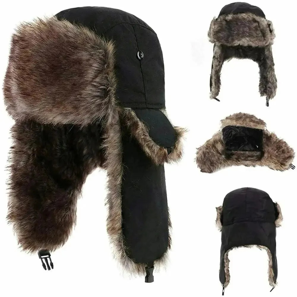 Winter Trapper Hat - Heren Winter Trapper Aviator Trooper Oorklep