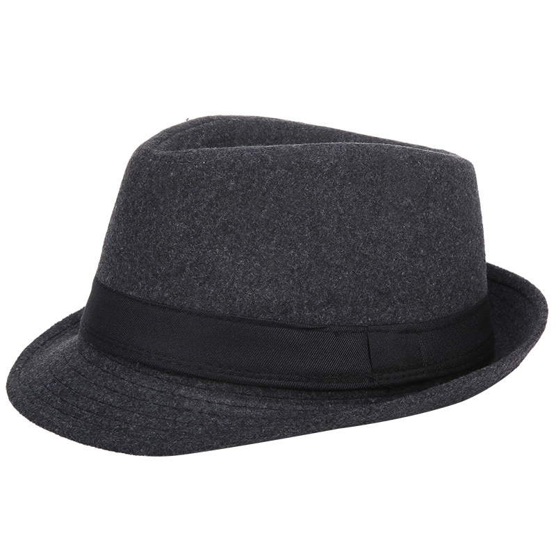 Fedora Hat Wool - Herfst Winter Warme wollen kleine Fedora