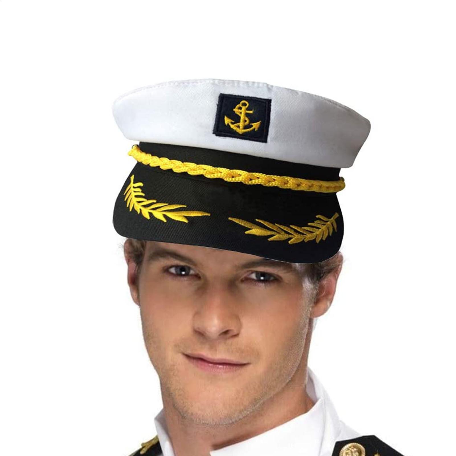 Snapback Hat Flat - 1pc Volwassen Jacht-Sailor Kapitein Hoed Verstelbare