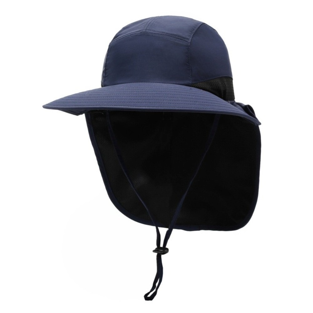 Bucket Hat Cotton - Eenvoudige zonnehoed met brede rand, UV-bescherming,