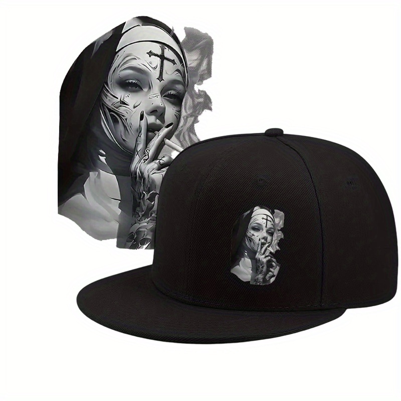 Snapback Hat Flat - Mode baseballpet met platte rand, verstelbaar,