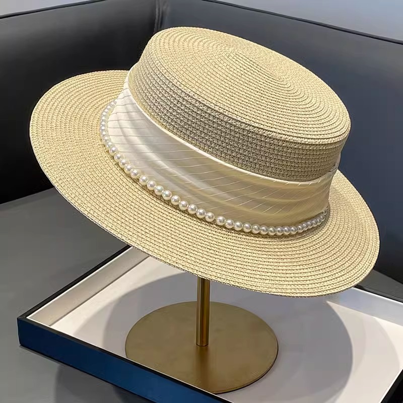 Sun Hat Wide Brim - 2025 Nieuwe Stijl Hoed Retro Platte
