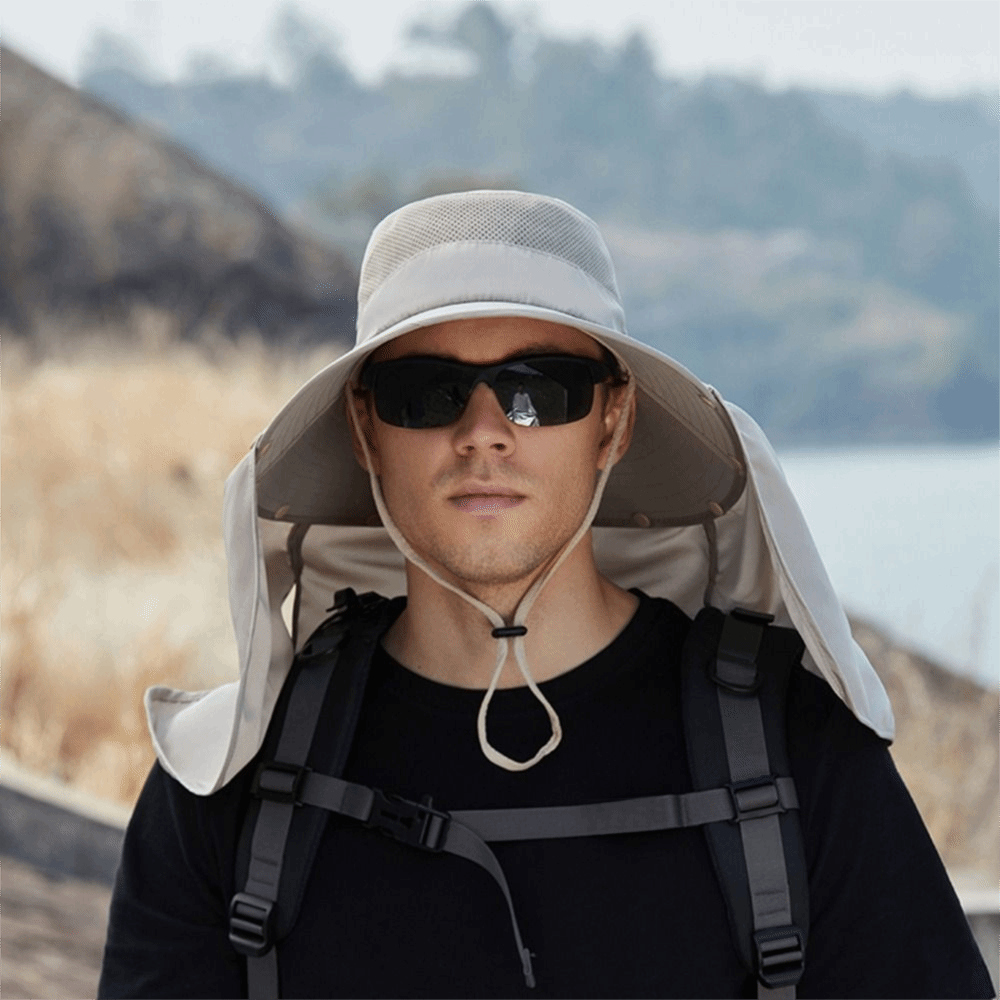Bucket Hat Cotton - Mode Doek Mannen Zonnehoed Grote Rand