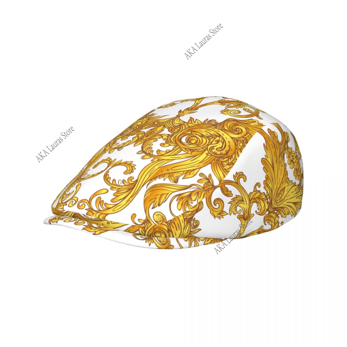 Newsboy Cap Ivy - Newsboy Cap Gouden Barok Vintage Casual