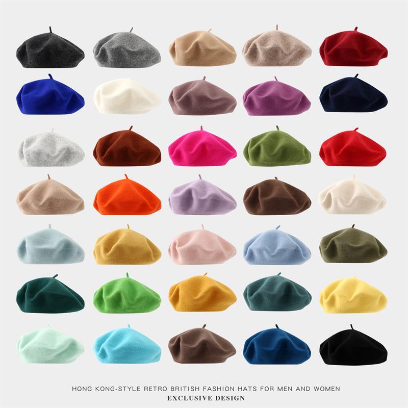 Beret French Wool - Grote maat baret dames grote baretten