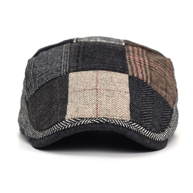Newsboy Cap Ivy - High-End Klassieke Heren Patchwork Krantenverkoper Hoed