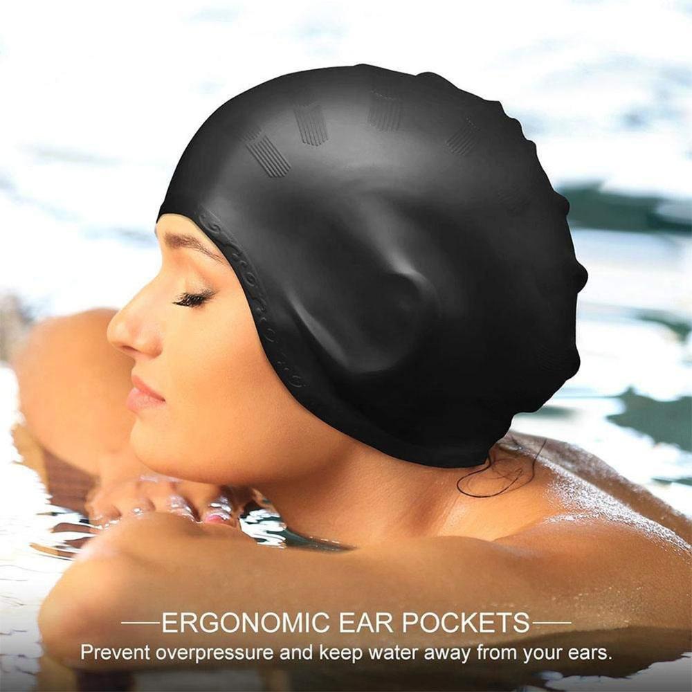 Swim Hat Silicone - Volwassenen Hoge elastische badmutsen Heren Dames