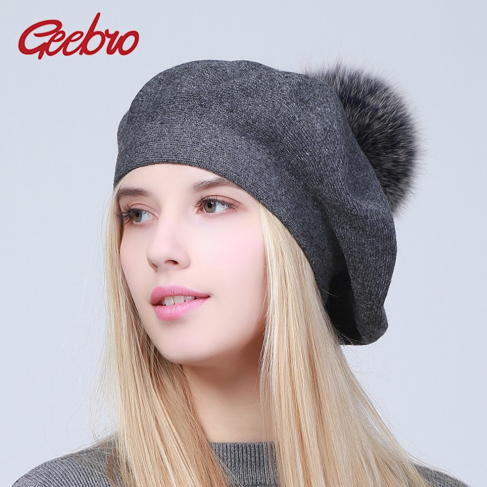 Beret French Wool - Geebro Dames Baret Hoed Winter Casual