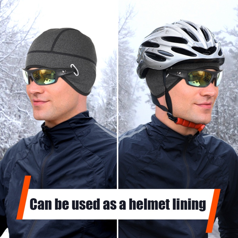 Skull Cap Helmet Liner - Winter Fietsen Warme Muts MTB Helm