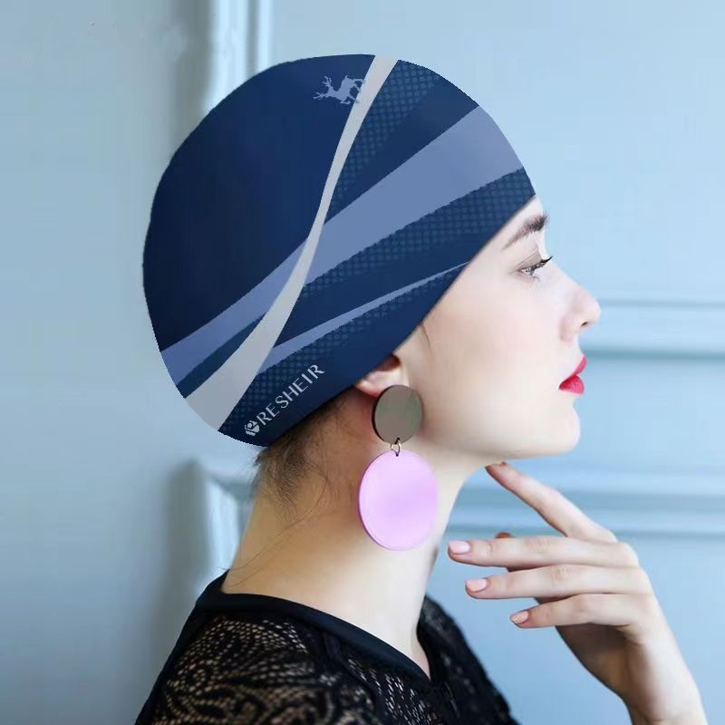 Swim Hat Silicone - Mode siliconen badmuts voor dames Comfortabele