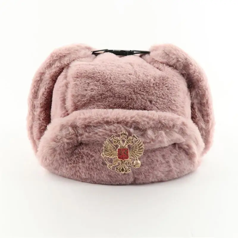 Winter Trapper Hat - Sovjet Badge Ushanka Mannen & Vrouwen