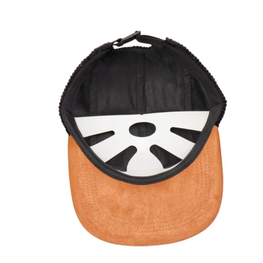 Corduroy Cap 5 Panel - Casual retro flat brim baseballcap, 5-panel