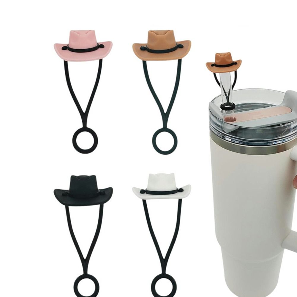 Cowboy Hat Straw - 1/4 Stuks Luchtdichte Siliconen Cowboyhoed Stro
