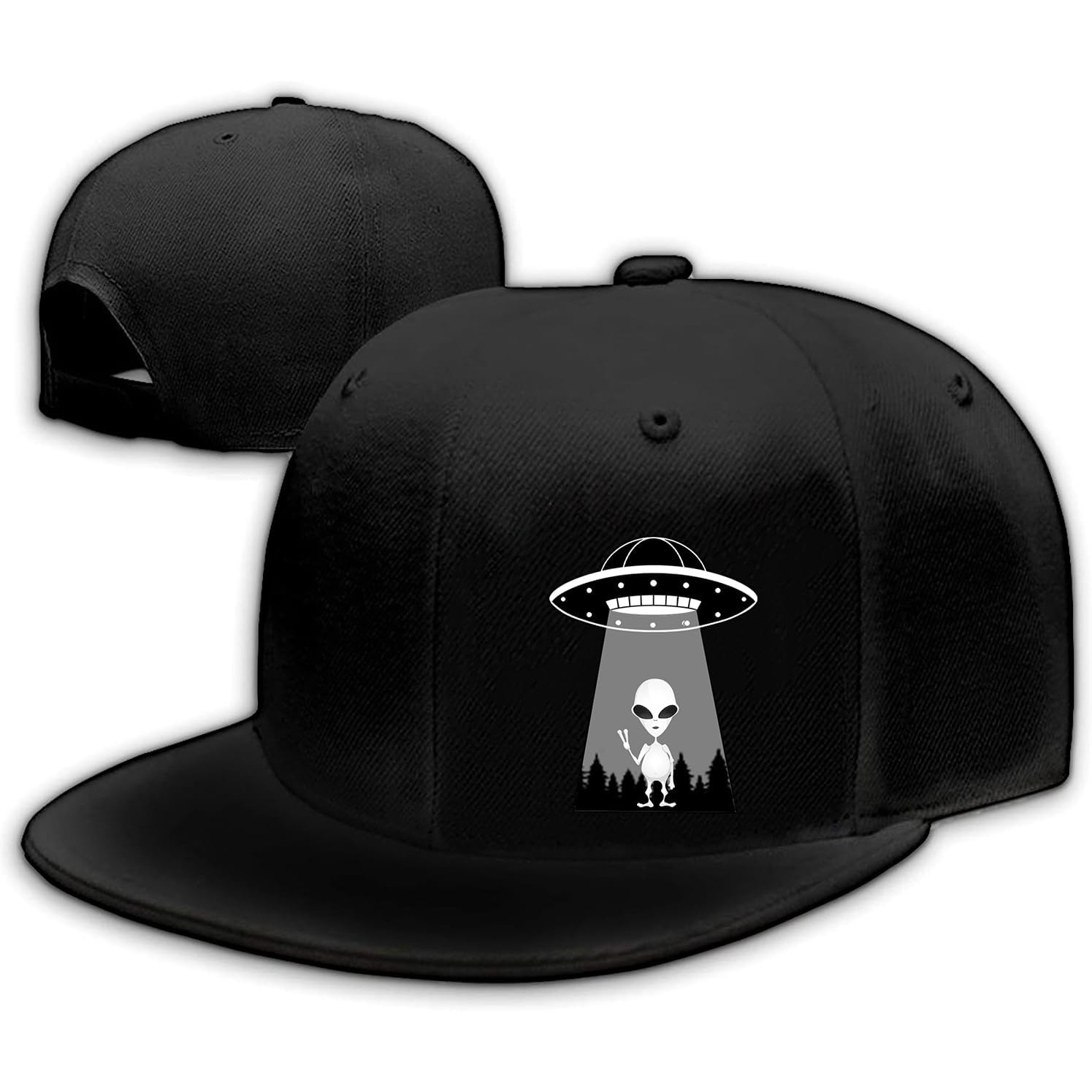 Snapback Hat Flat - Ufo Aliens Snapback Hoeden voor Heren