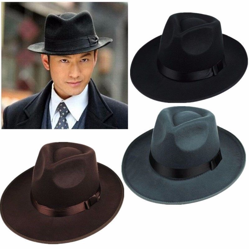 Fedora Hat Wool - Nieuwste collectie unisex volwassen vilt westerse