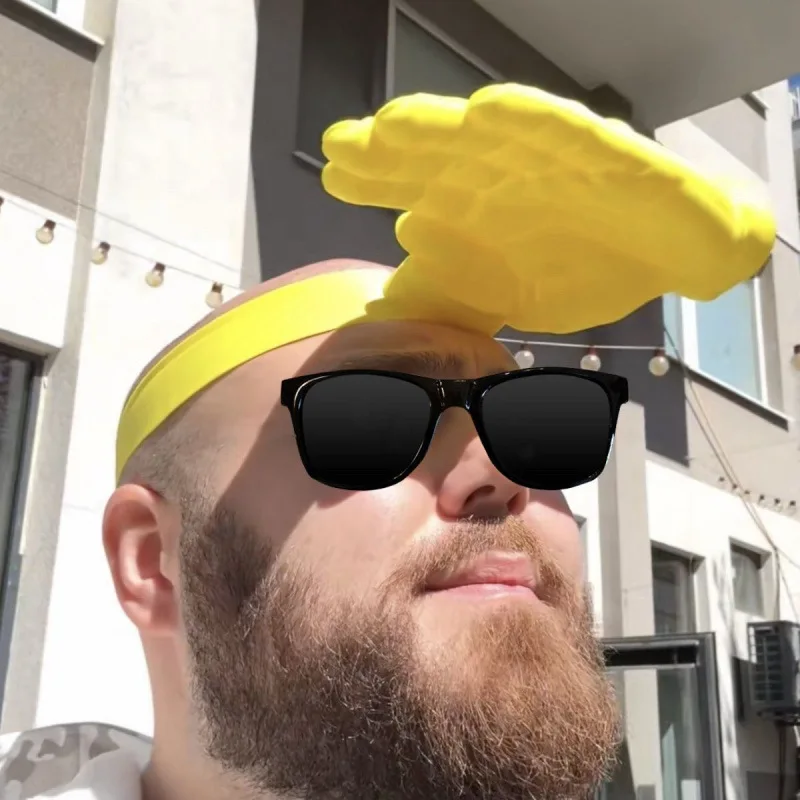 Visor Sun Hat - 1/3 Stuks Nieuwigheid 3D Palm Hand