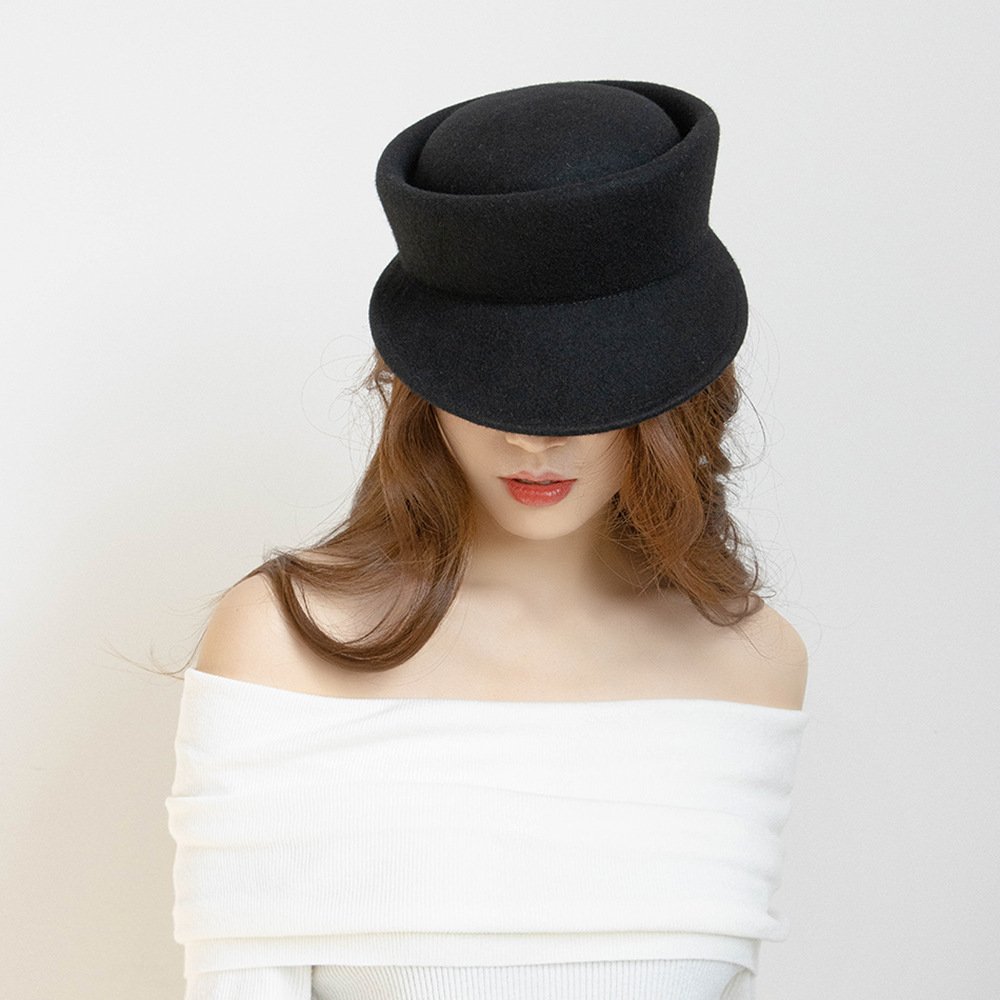 Beret French Wool - Franse Stijl Wolvilt Cap Mode Krantenverkoper