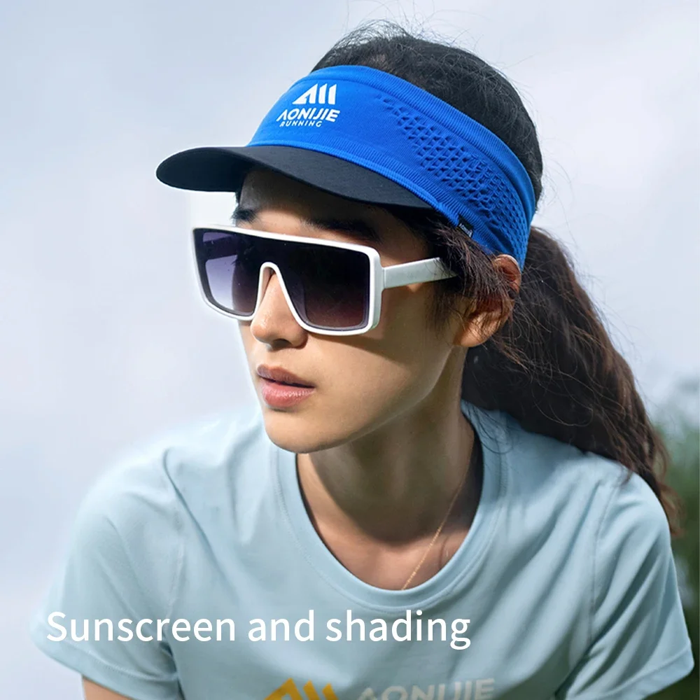 Running Cap Lightweight - AONIJIE-E4619 Sport zonneklephoed, elastische lege baseballpet