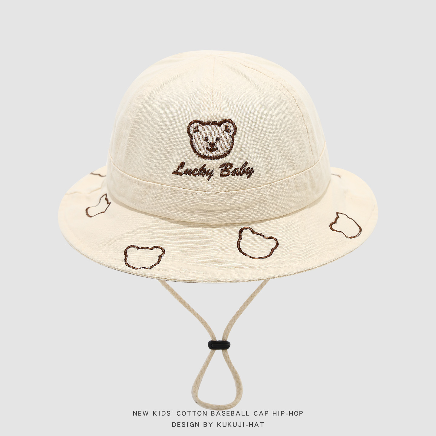2026 Leuke Cartoon Beer Baby E - Bucket Hat Cotton recensie en prijs
