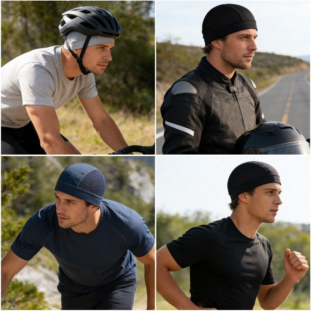 Casual dunne mesh schedelmuts  - Skull Cap Helmet Liner recensie en prijs