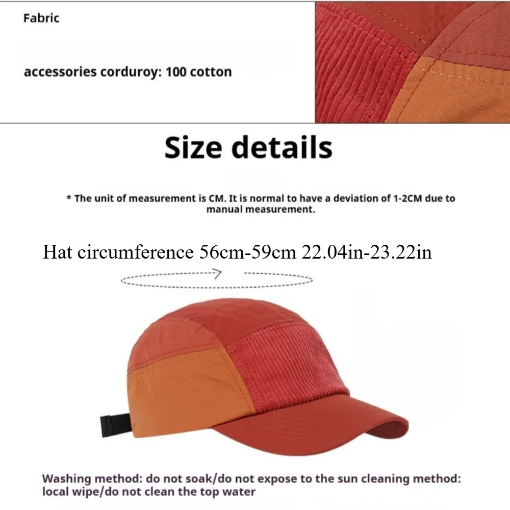 5-delige Street Style werkkled - Corduroy Cap 5 Panel recensie en prijs