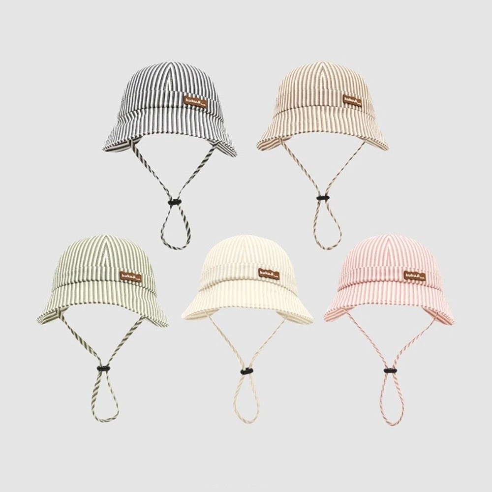 Nieuwe gestreepte baby bucket  - Bucket Hat Cotton recensie en prijs
