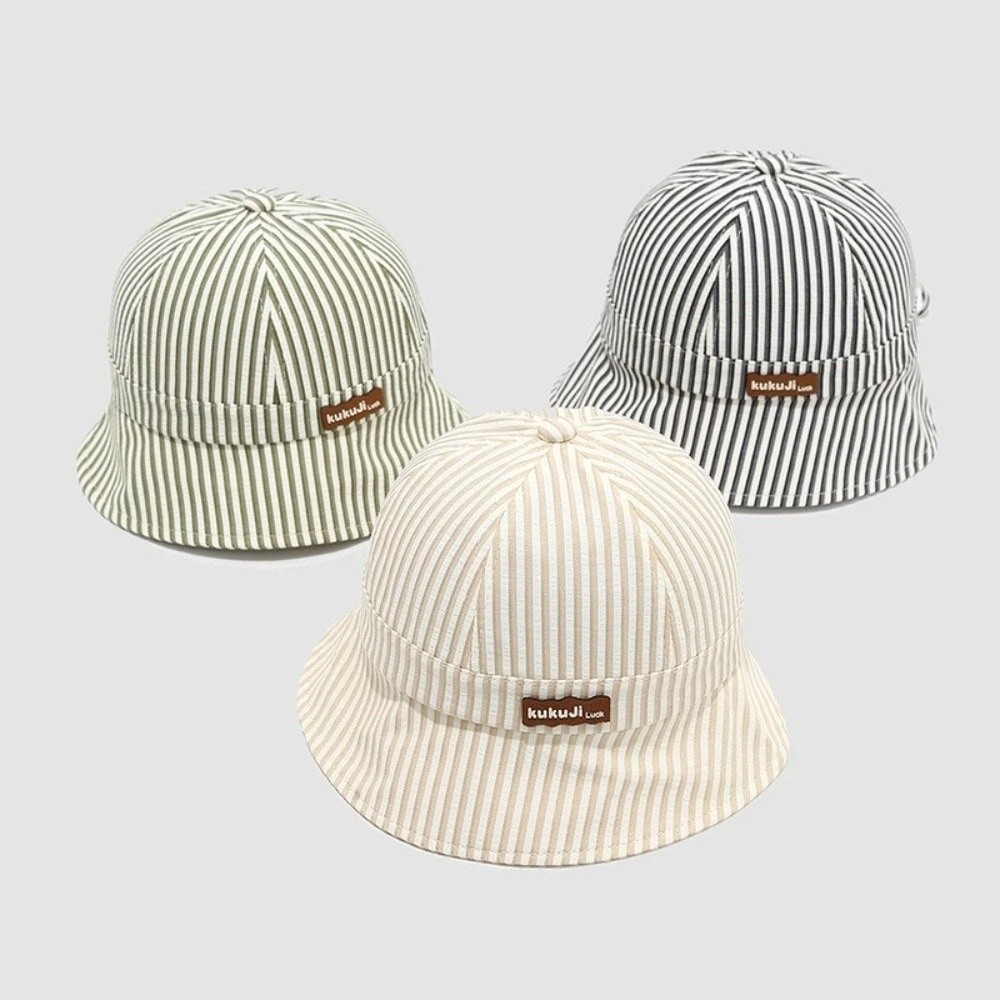 Nieuwe gestreepte baby bucket  - Bucket Hat Cotton recensie en prijs