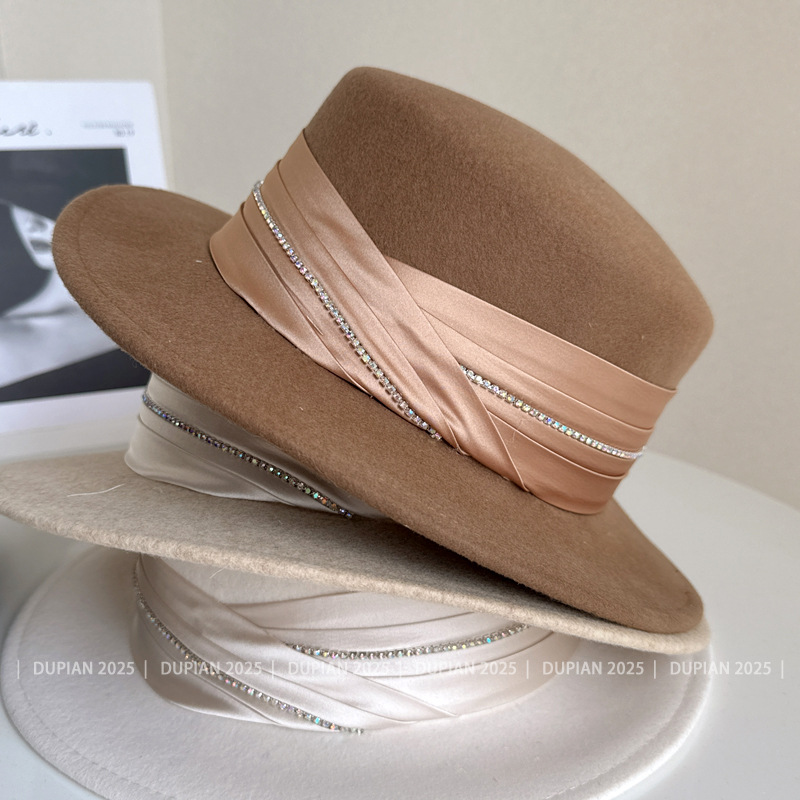 Luxe boetiekhoed van echt gepl - Fedora Hat Wool recensie en prijs