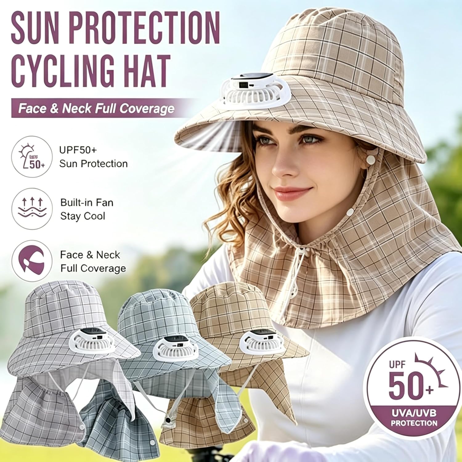 1PC Zonne-energie Nekbescherme - Visor Sun Hat recensie en prijs