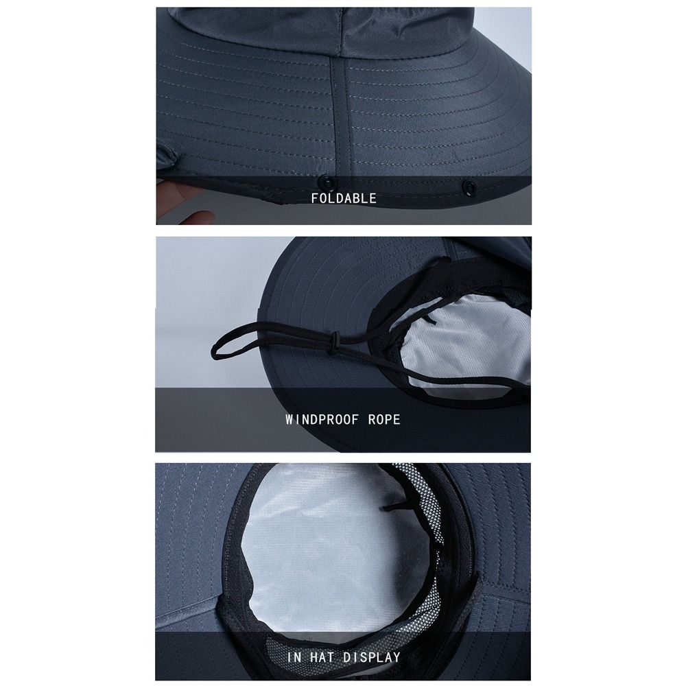 Eenvoudige stoffen herenzonneh - Bucket Hat Cotton recensie en prijs