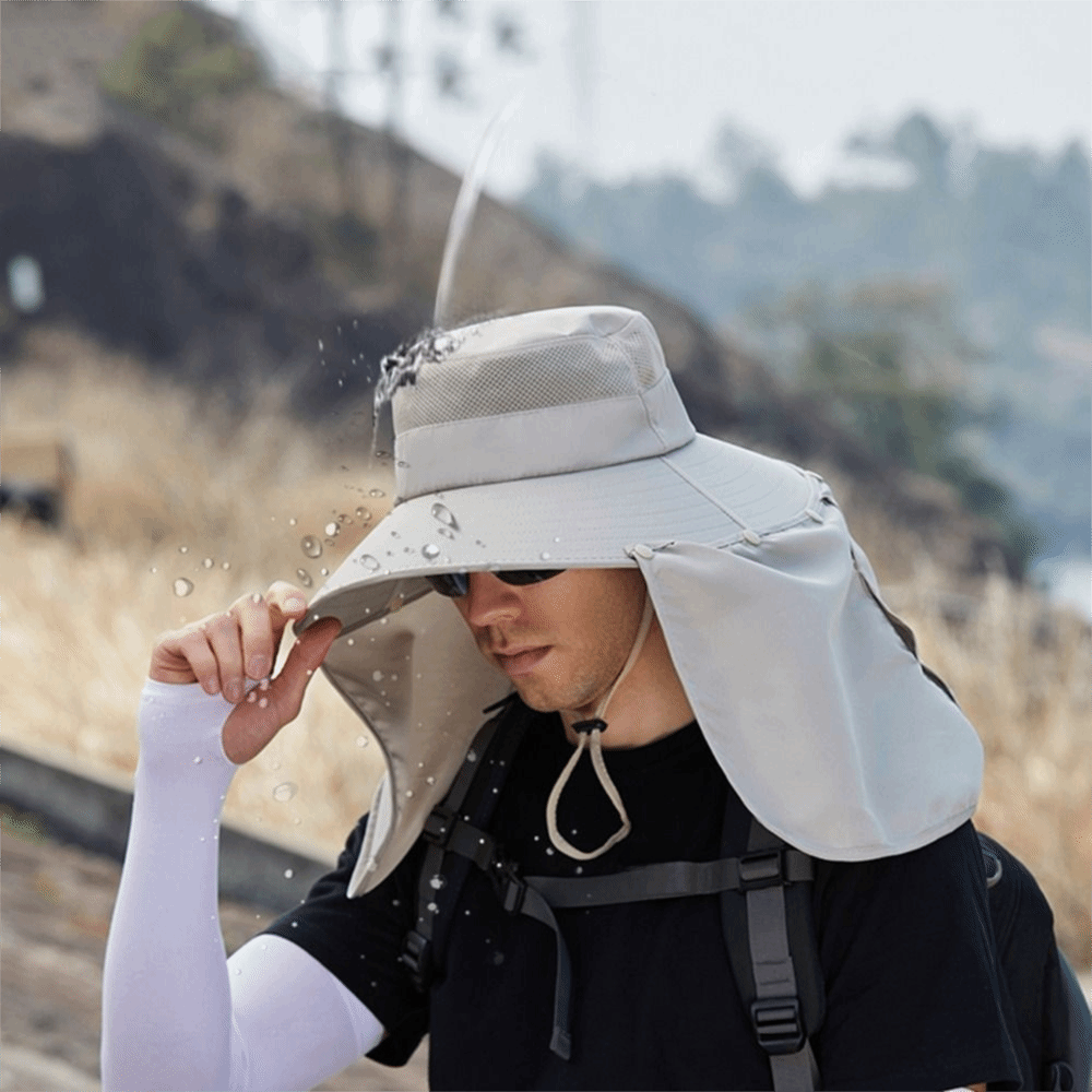 Eenvoudige stoffen herenzonneh - Bucket Hat Cotton recensie en prijs