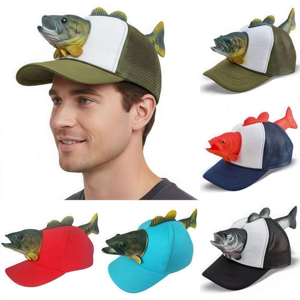 Grappige 3D Vis Dieren Trucker - Trucker Cap Mesh recensie en prijs