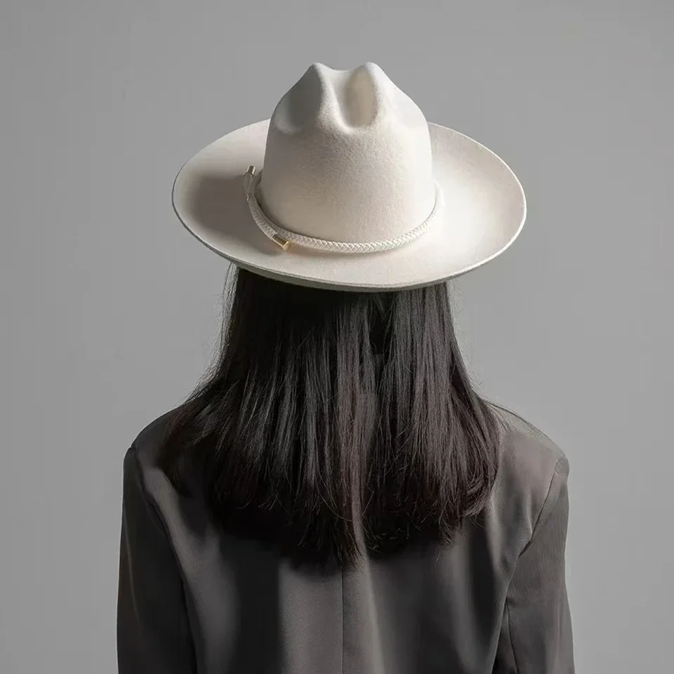 2025 Nieuwe retro ins chique w - Fedora Hat Wool recensie en prijs
