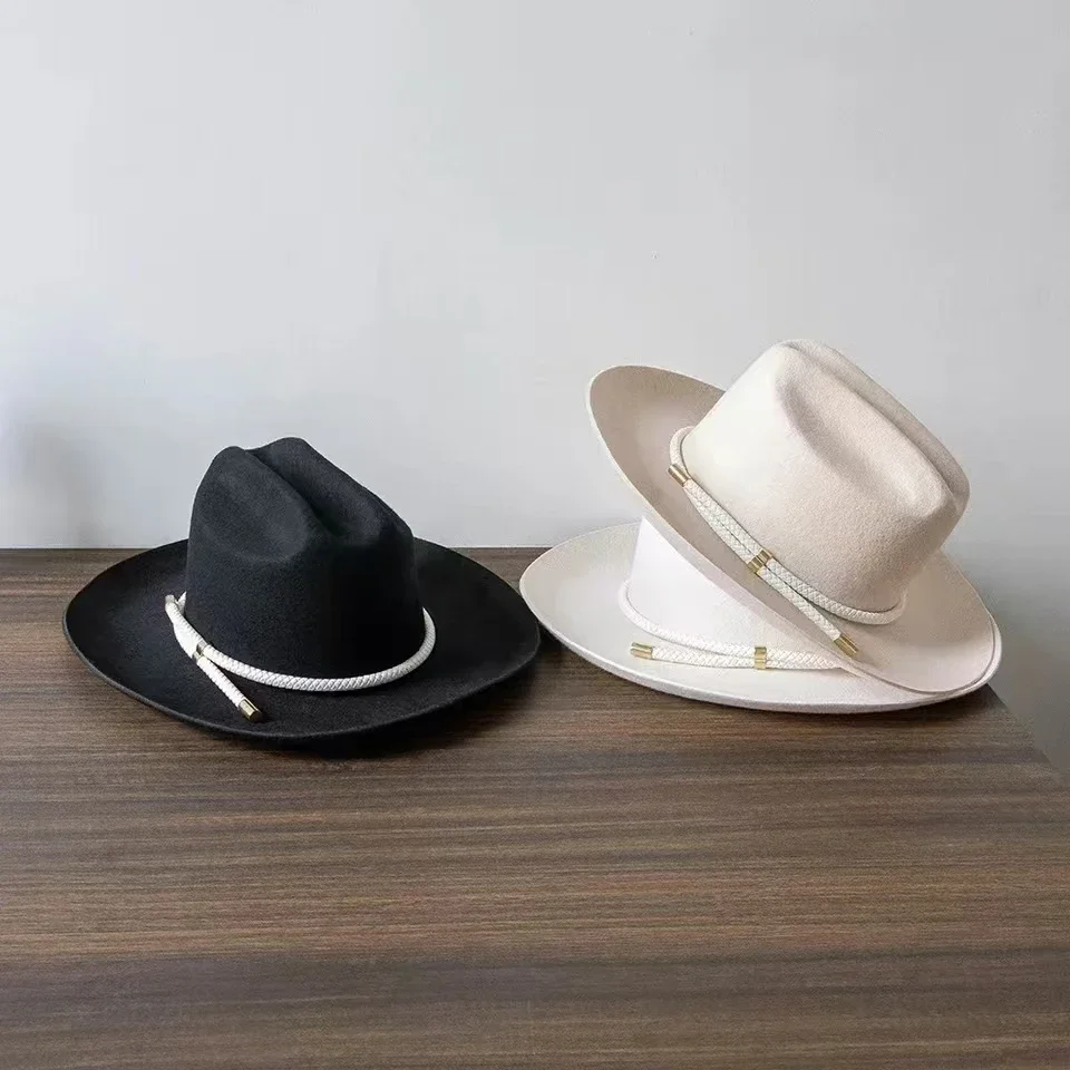 2025 Nieuwe retro ins chique w - Fedora Hat Wool recensie en prijs