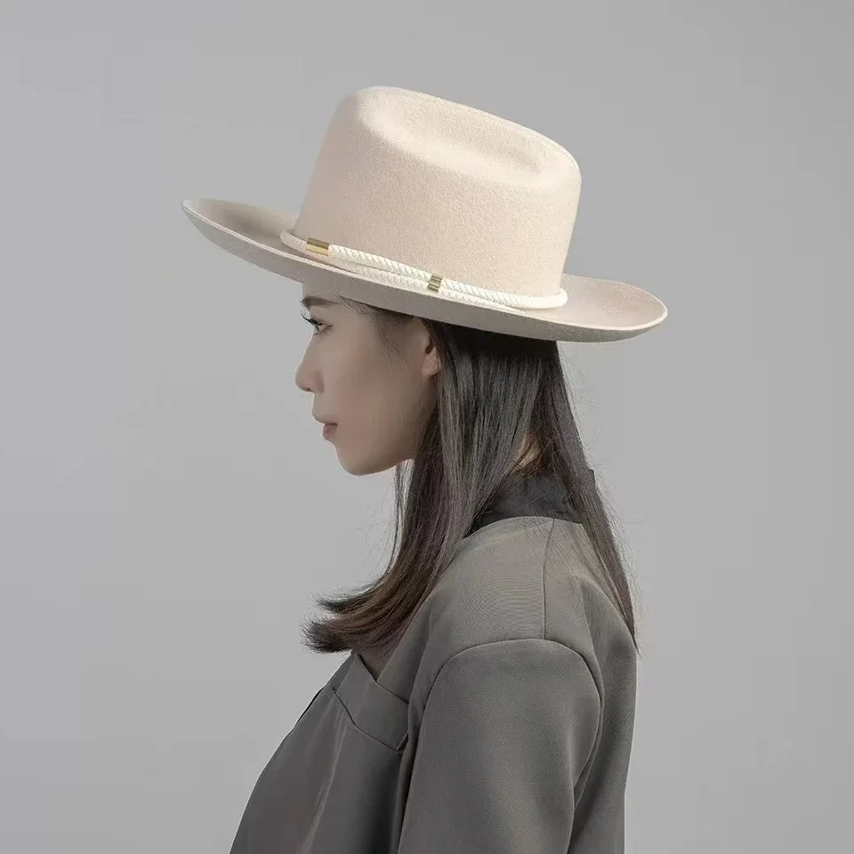 2025 Nieuwe retro ins chique w - Fedora Hat Wool recensie en prijs