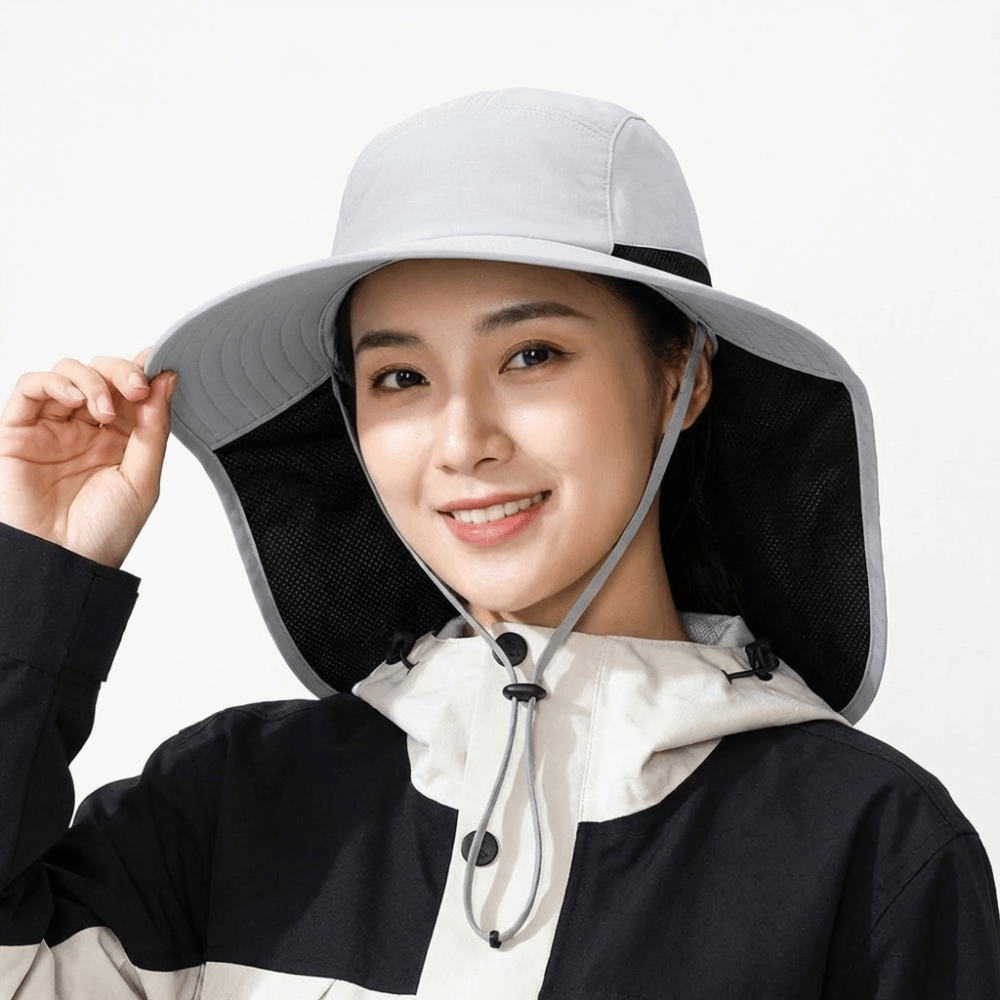 Eenvoudige zonnehoed met brede - Bucket Hat Cotton recensie en prijs
