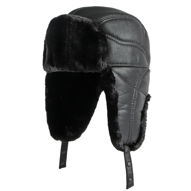 HT4002 Nieuwe Pu Lederen Russi - Winter Trapper Hat recensie en prijs
