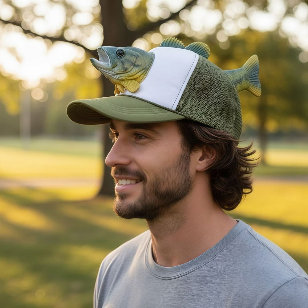 Grappige 3D Vis Dieren Trucker - Trucker Cap Mesh recensie en prijs