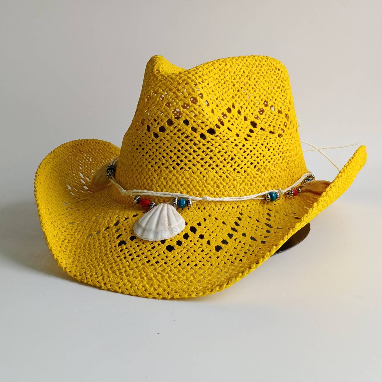 Felgele cowboy strohoeden stra - Cowboy Hat Straw recensie en prijs