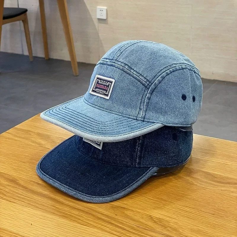 Vintage platte rand denim base - Corduroy Cap 5 Panel recensie en prijs