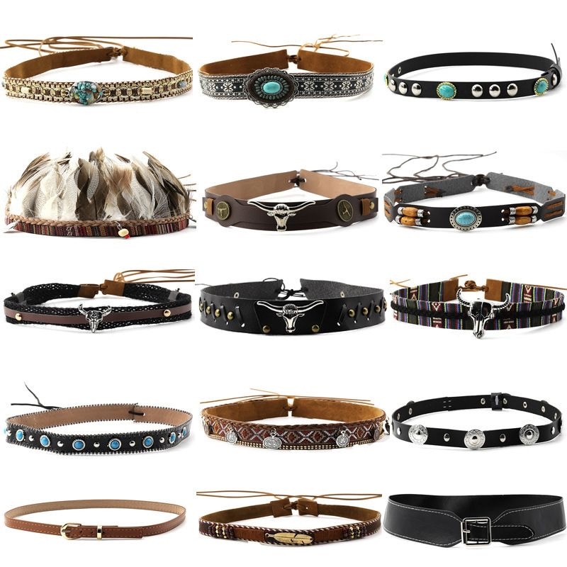 Retro etnische stijl riem, hoo - Cowboy Hat Straw recensie en prijs