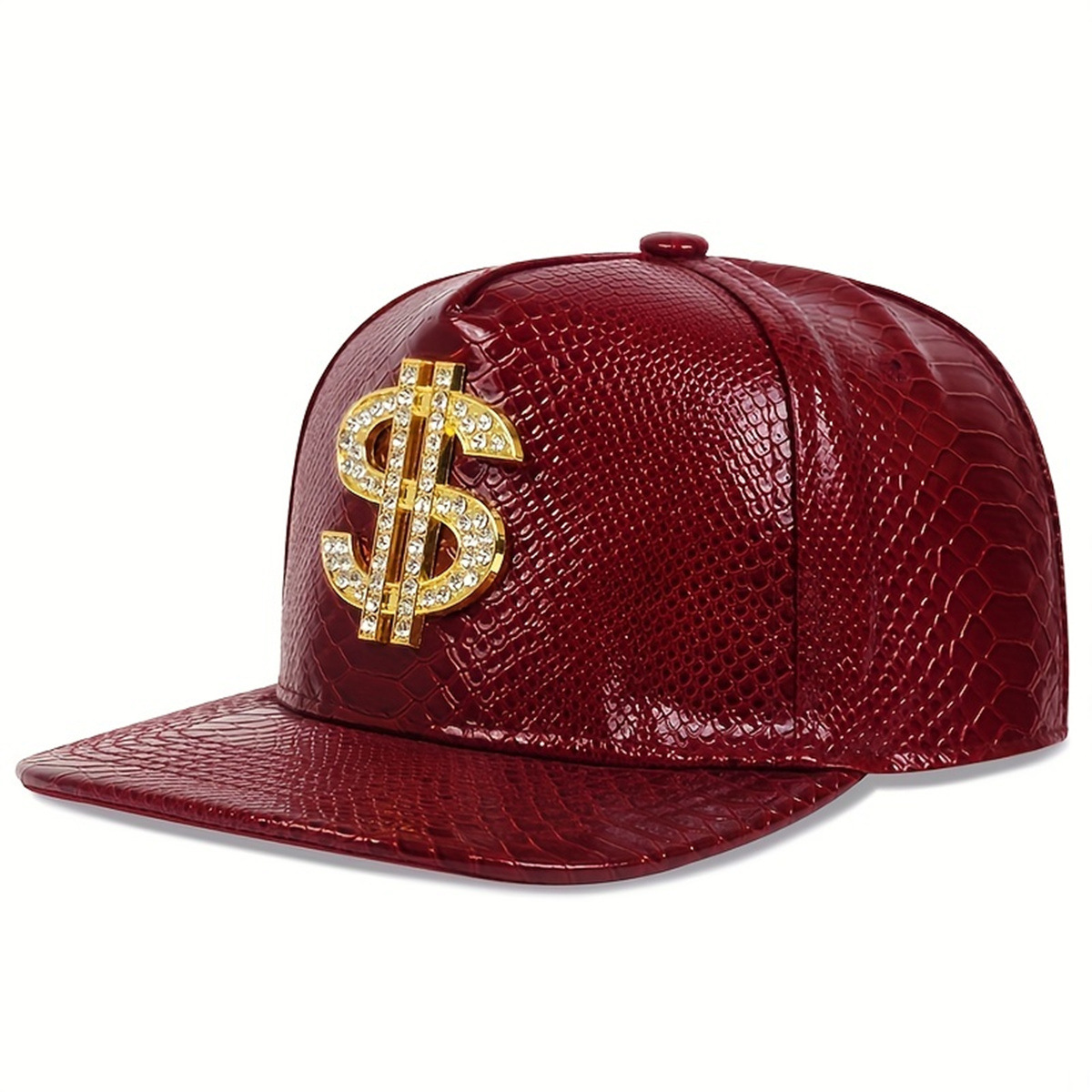 Lederen metallic dollar teken  - Baseball Cap Structured recensie en prijs