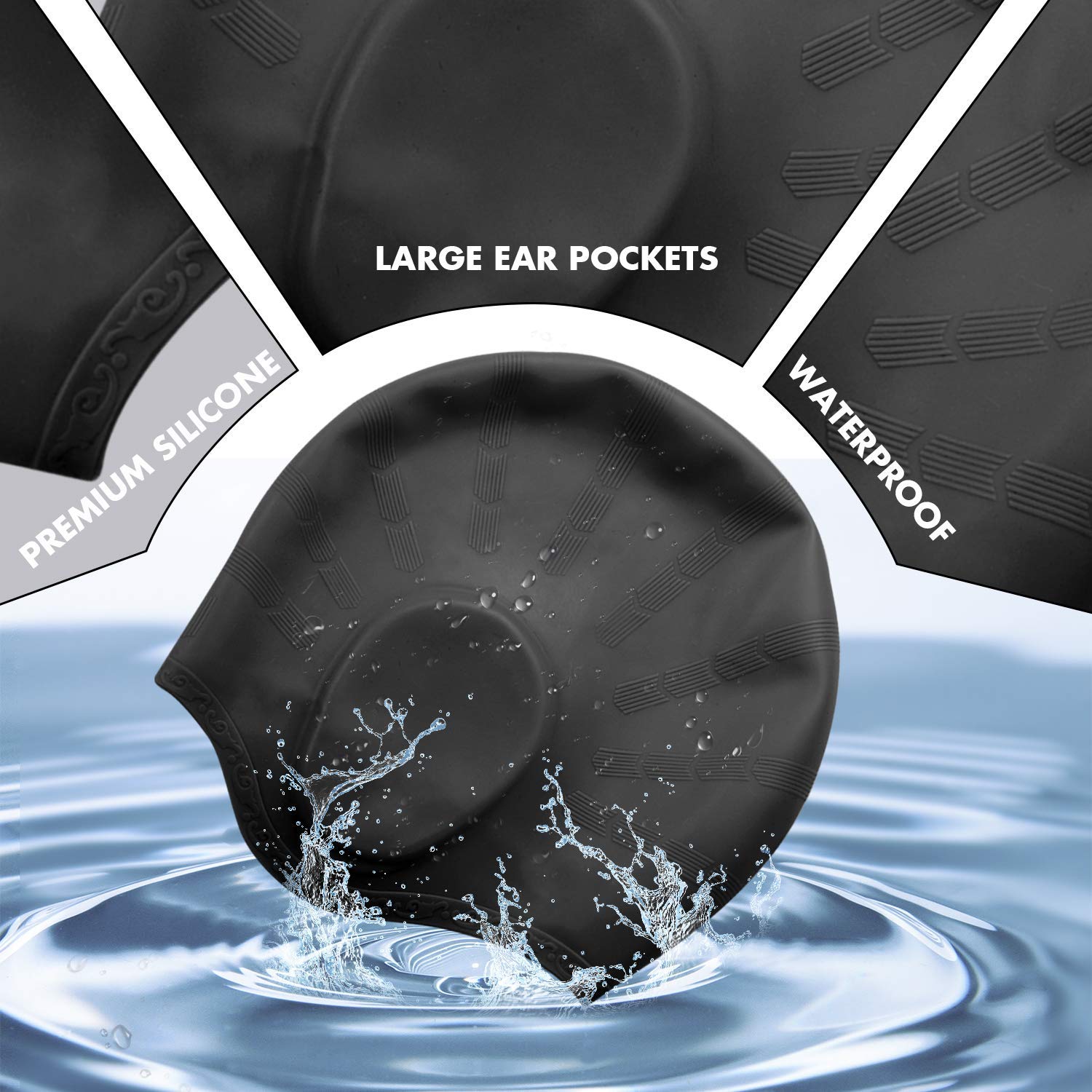 Volwassenen Hoge elastische ba - Swim Hat Silicone recensie en prijs