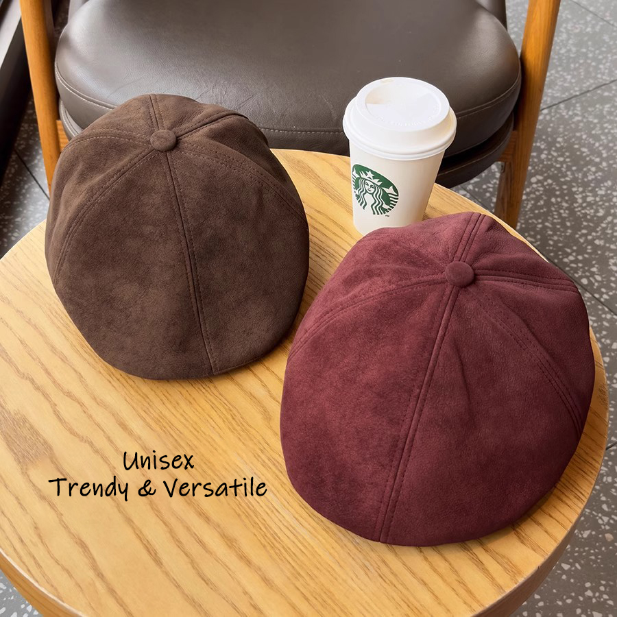 Vintage suède krantenjongenspe - Newsboy Cap Ivy recensie en prijs