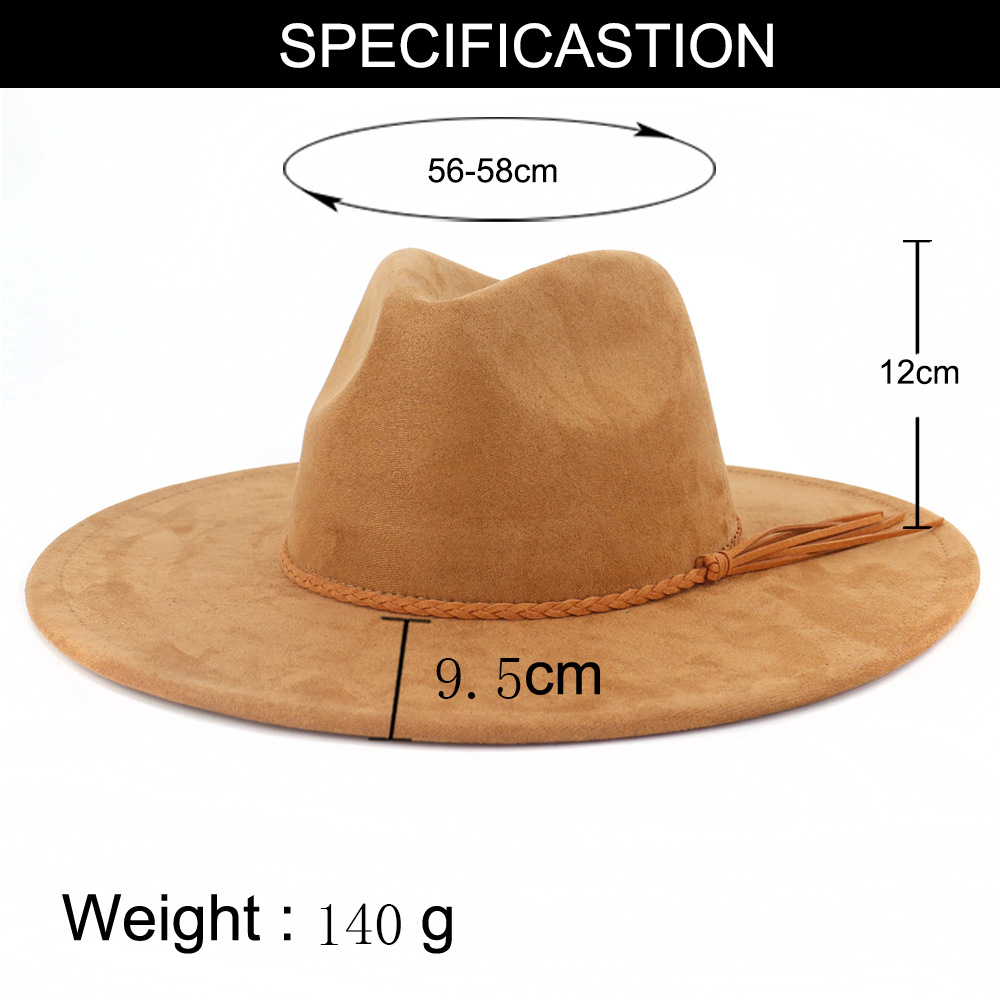 Veganistische suède hoed drupp - Fedora Hat Wool recensie en prijs