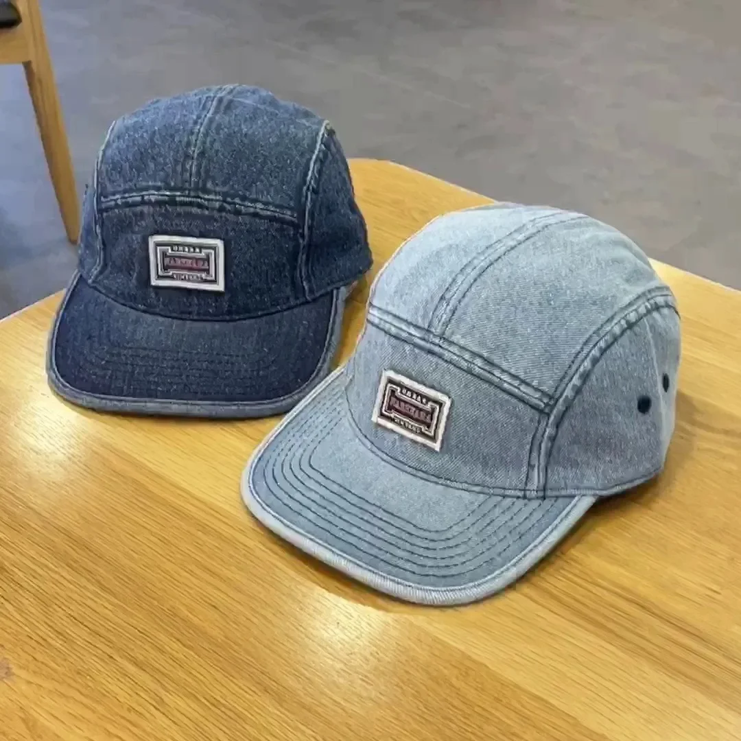 Vintage platte rand denim base - Corduroy Cap 5 Panel recensie en prijs