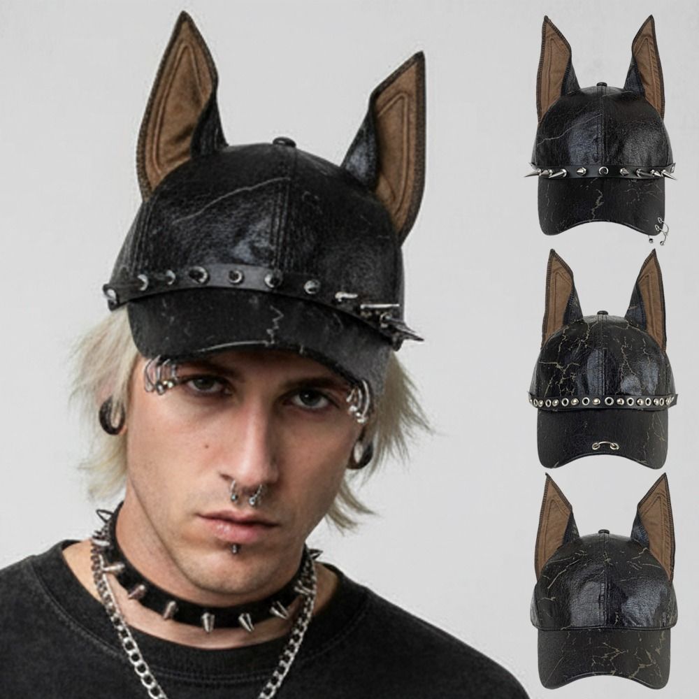 Mode Punk Doberman Hondenoortj - Baseball Cap Structured recensie en prijs