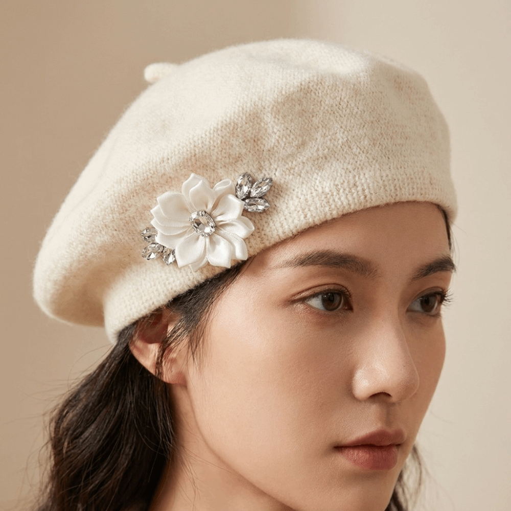 Zoete effen wollen baret met k - Beret French Wool recensie en prijs